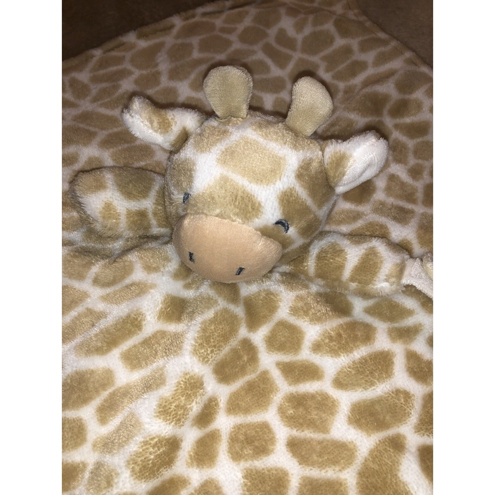 Carters Lovey Security Blanket Giraffe Pacifier Holder Soft